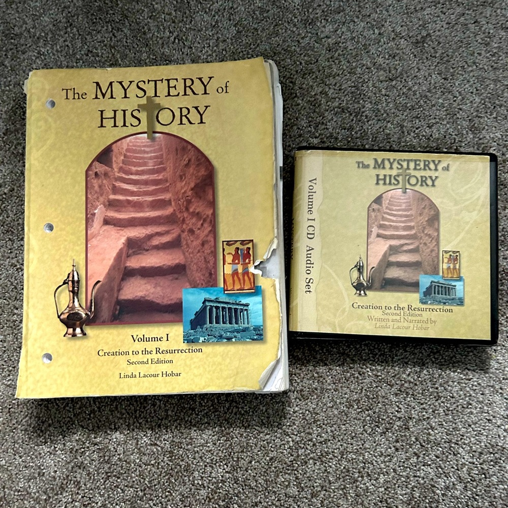 Mystery of History Volume 1.  Book and CD’s